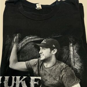 Anvil Luke Bryan Graphic Men's Tee Excellent Condition